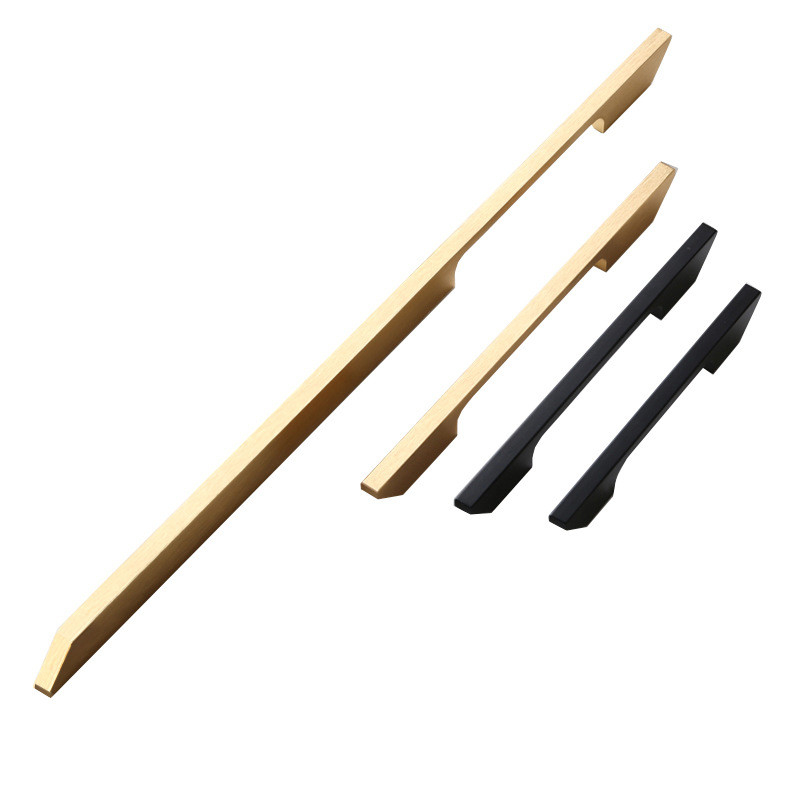 Klassische Garderobe behandelt schwarze Dekoration des Gold1000mm lang für Schlafzimmer