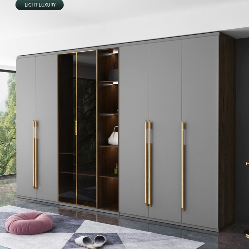 Klassische Garderobe behandelt schwarze Dekoration des Gold1000mm lang für Schlafzimmer