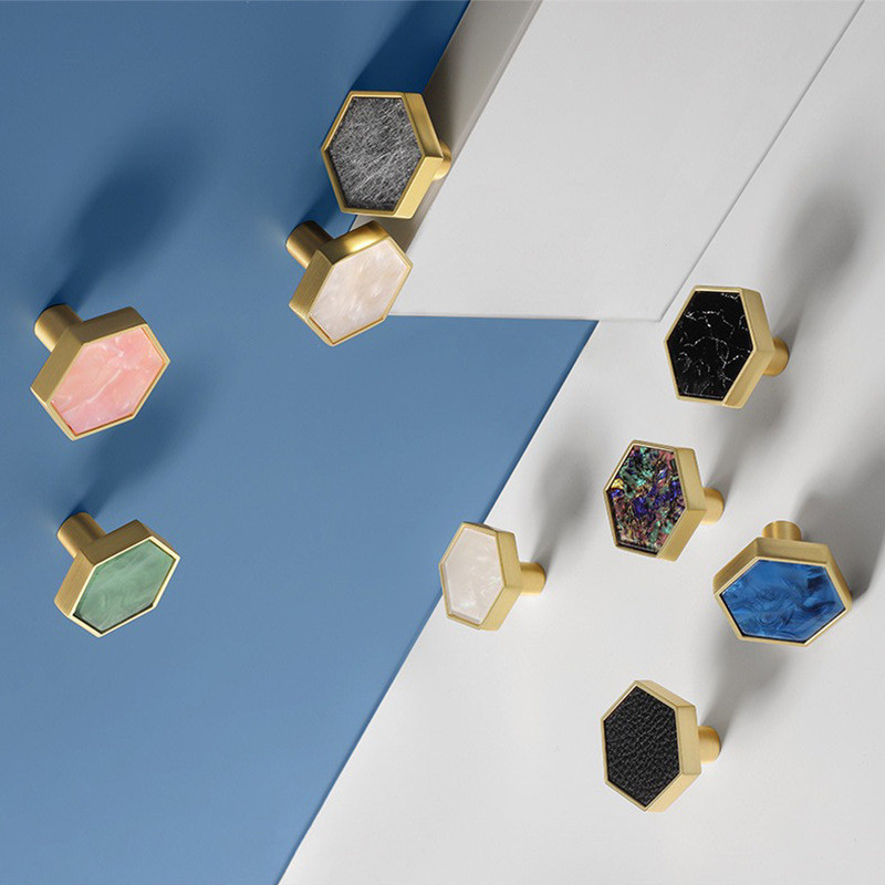 30mm Zink-Legierungs-Hexagon-Griffe behandelt Kabinett-Züge für Inneneinrichtung