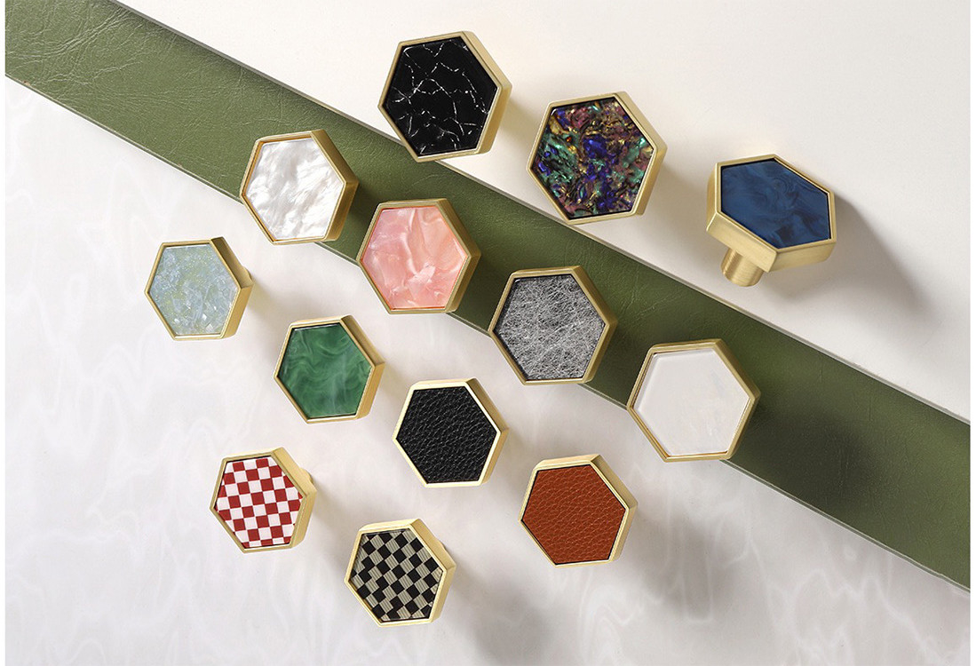 30mm Zink-Legierungs-Hexagon-Griffe behandelt Kabinett-Züge für Inneneinrichtung