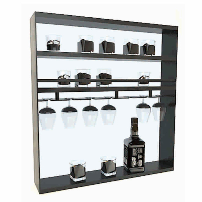 Mehrzweck-Aluminium-Buchregal-Anzeige Regale Schrank für Bücher Led-Lichtstreifen-Anzeige