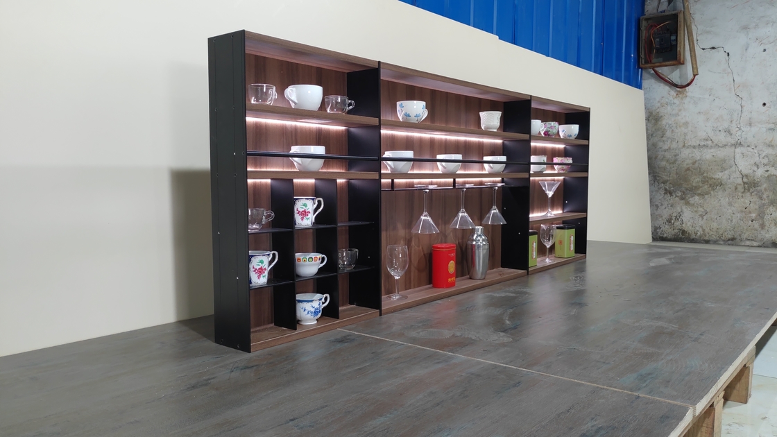 Mehrzweck-Aluminium-Buchregal-Anzeige Regale Schrank für Bücher Led-Lichtstreifen-Anzeige