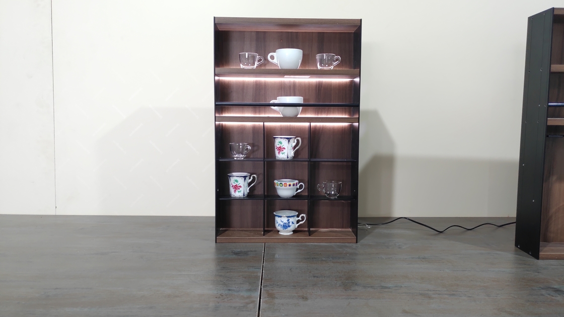 Mehrzweck-Aluminium-Buchregal-Anzeige Regale Schrank für Bücher Led-Lichtstreifen-Anzeige