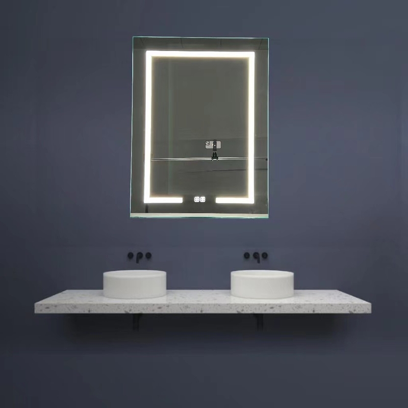 Großhandel Fabrik Elegant Schrank Dusche Große beleuchtete Spiegel Bad Smart LED Spiegel Schrank Aluminium Spiegel