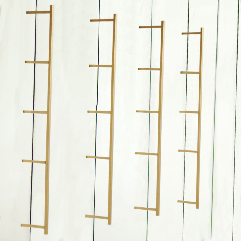 SGS 3 Schicht-Goldaluminium-Metallrahmen-Wand-Regal 820mm für Hauptdekor