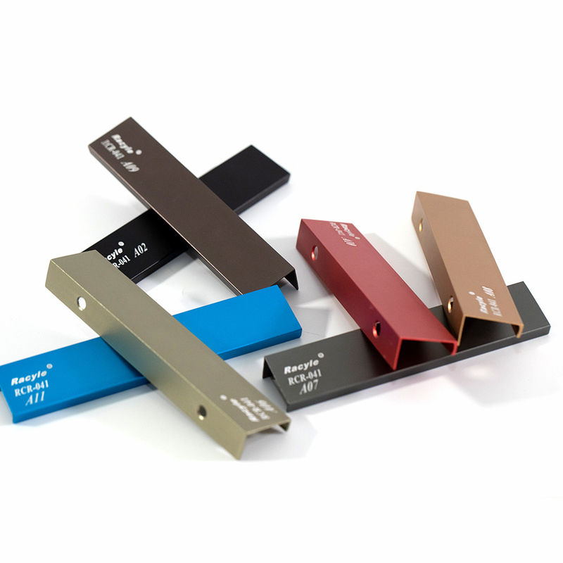 200mm RAL Farbzieht aluminiumschranktür mit anodisierter Schraube