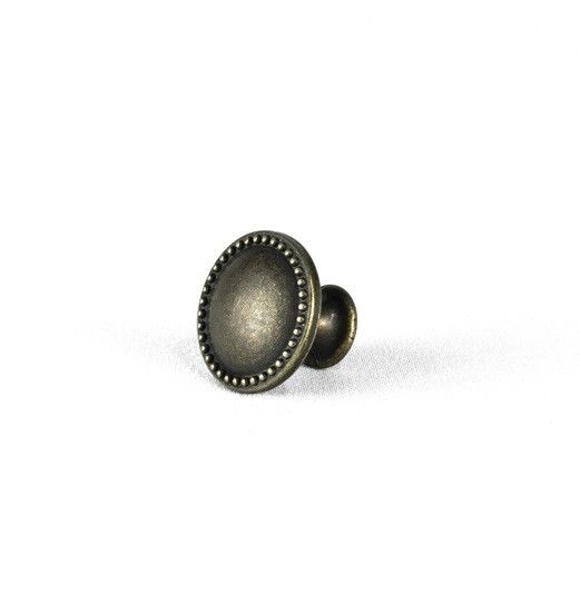 25mm Weinlese-Zink-Legierung ringsum Bronzekabinett-Griffe