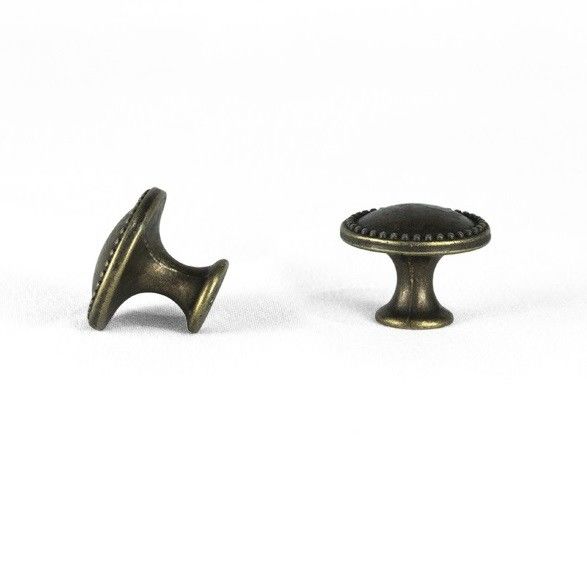 25mm Weinlese-Zink-Legierung ringsum Bronzekabinett-Griffe