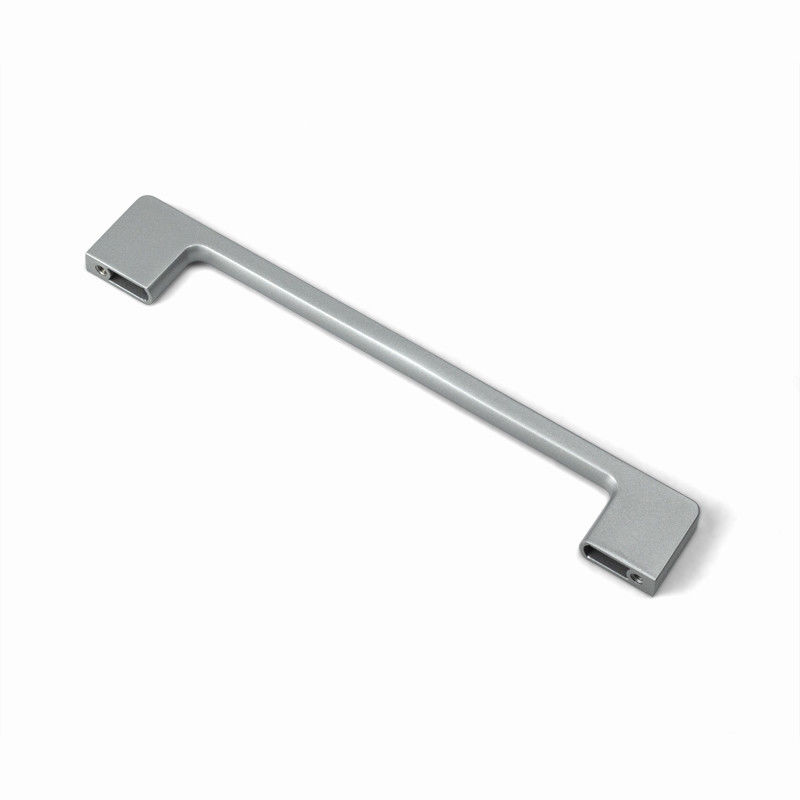 96mm Zinklegierung Quadrat T Bar Silber Türgriffe für die Küche