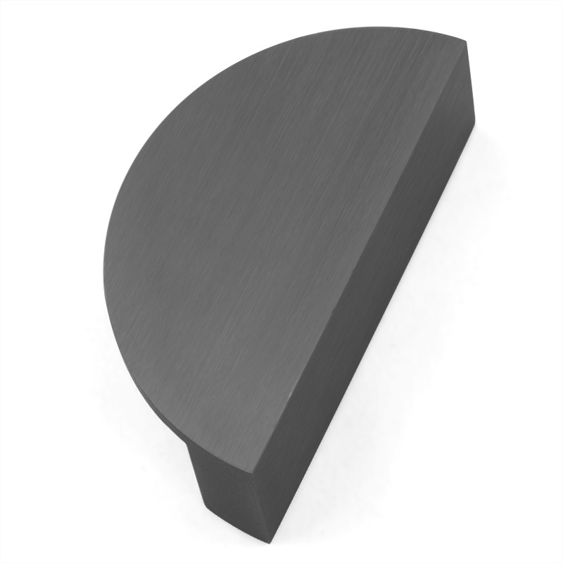 Luxe Übergangskabinett-Halbrund-Satin-behandelt Messinggriffküchenschrank 2.63in 3.54in 4.7inches