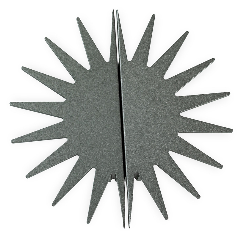 Goldener Sun formte Aluminiumneuheitsgarderobentürgriffe der kabinett-Griff-4.72inches dekorative